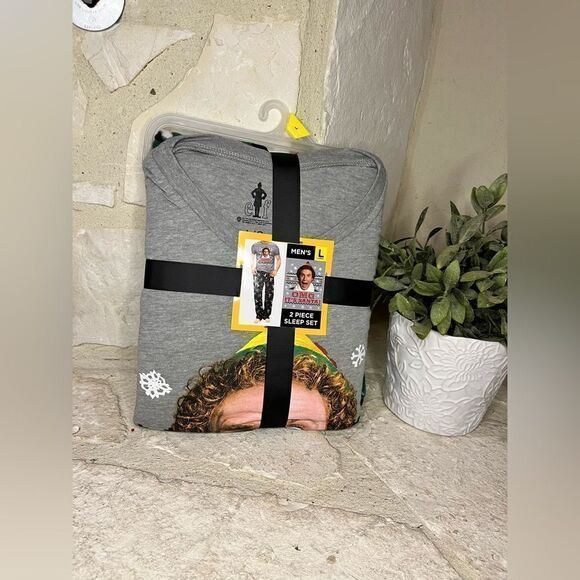 Elf “OMG, It’s Santa 2pc sleep set sz Large - Picture 2 of 6